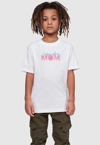 ABSOLUTE CULT Shirt 'Mother's Day - Avengers Capitan America Mom' in White: front
