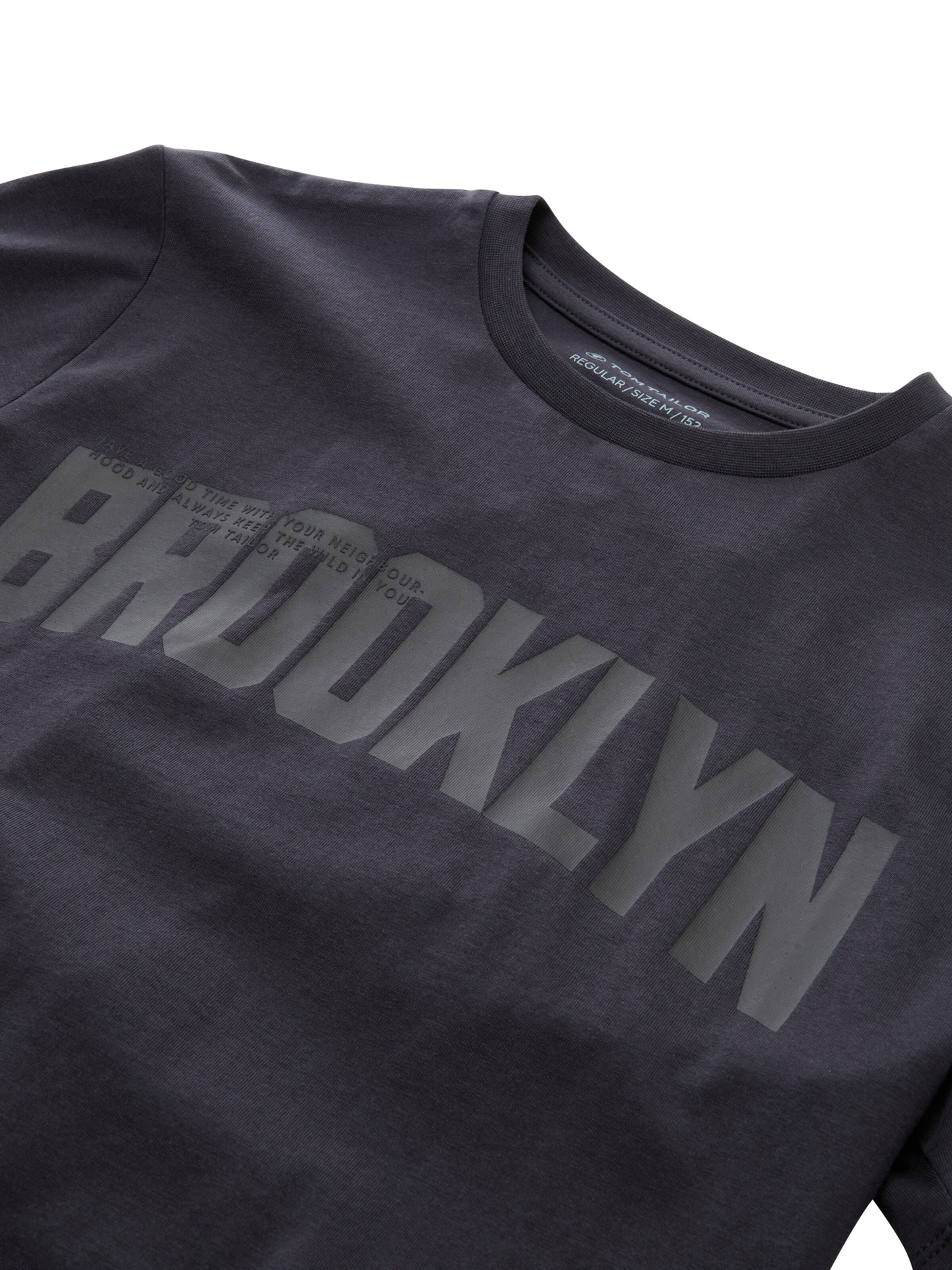 TOM TAILOR Μπλουζάκι σε γκρι