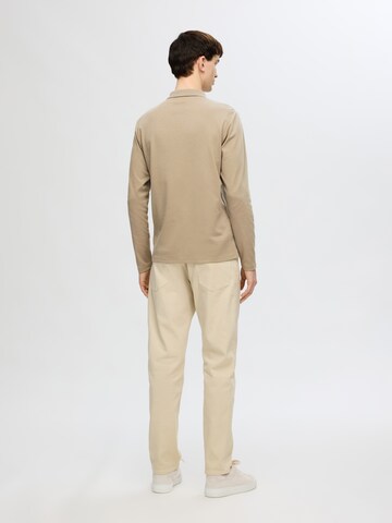 Maglietta 'TOULOUSE' di SELECTED HOMME in beige