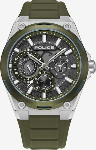 POLICE Analog Watch 'Salkantay' in Green: front