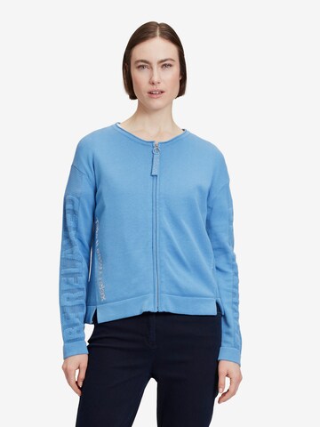 Cardigan Betty Barclay en bleu : devant