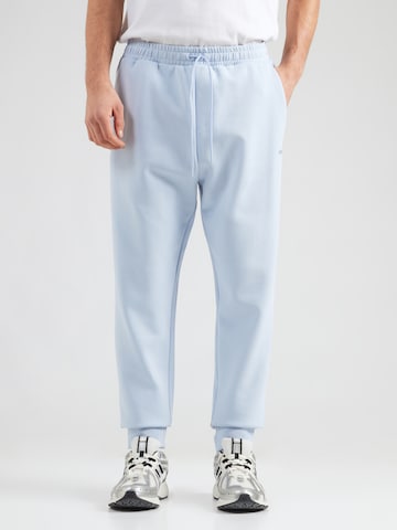 Effilé Pantalon 'Hadiko' BOSS Green en bleu : devant