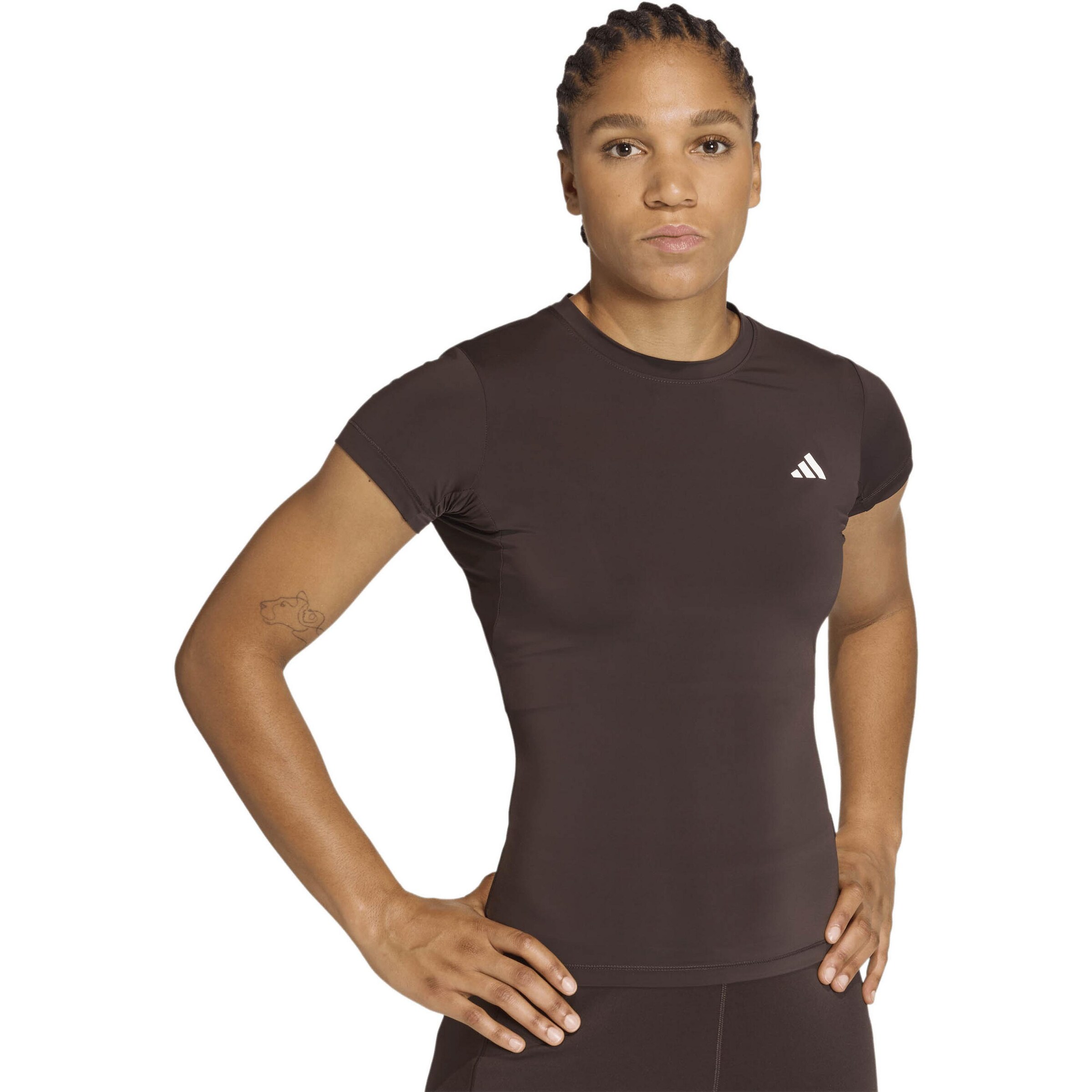 ADIDAS PERFORMANCE Funktionsshirt in Braun