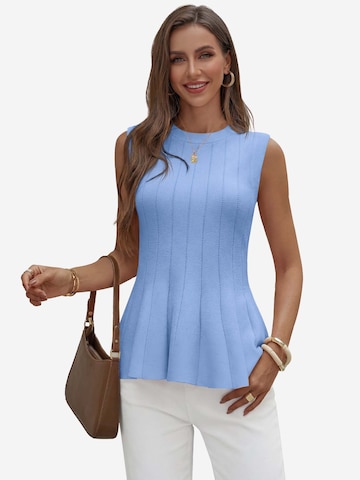 Imily Bela Gebreide top in Blauw: voorkant