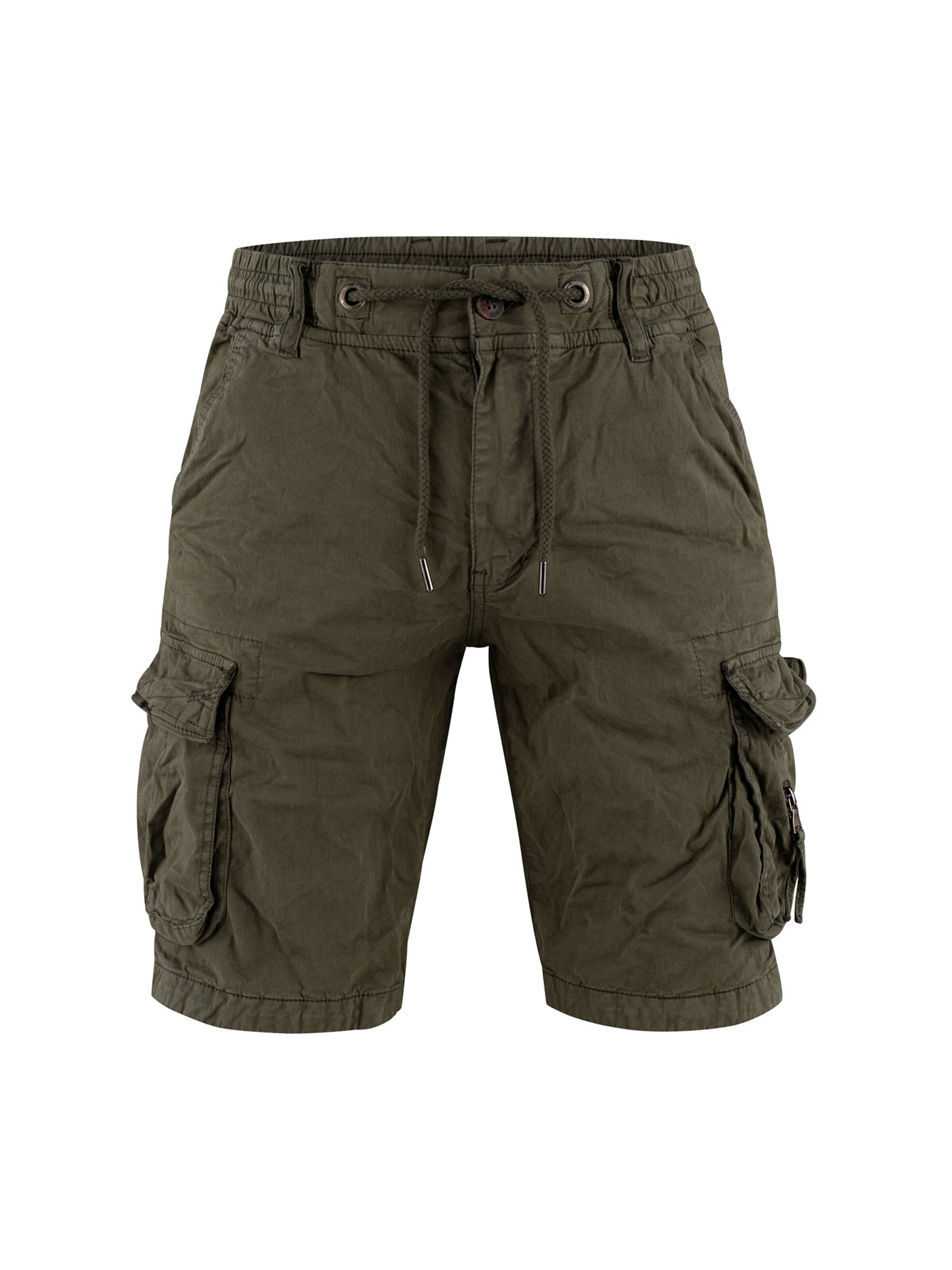 poolman Regular Pants ' Cargoshorts Urban Explorer ' in Green: front