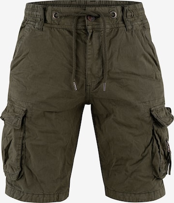 poolman Pants ' Cargoshorts Urban Explorer ' in Green: front