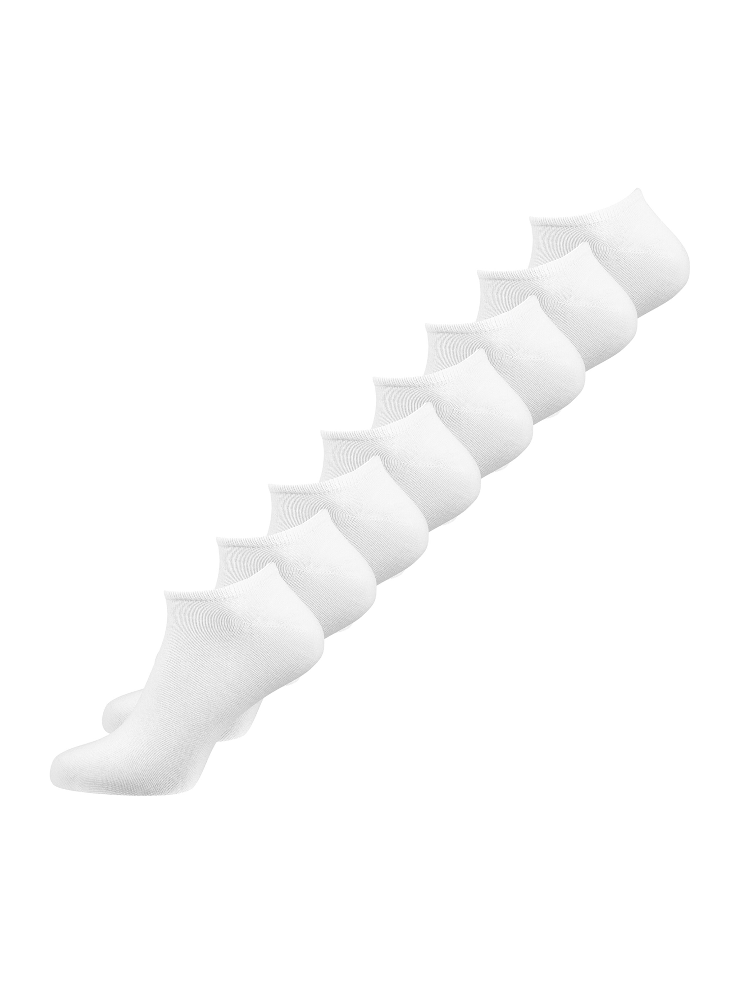 Nur Der Ankle Socks in White: front