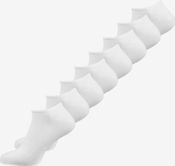 Nur Der Ankle Socks in White: front