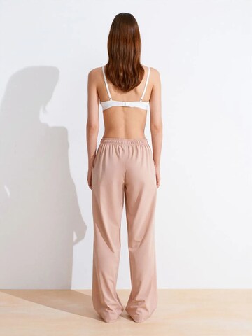 Dilvin Wide leg Pants in Pink