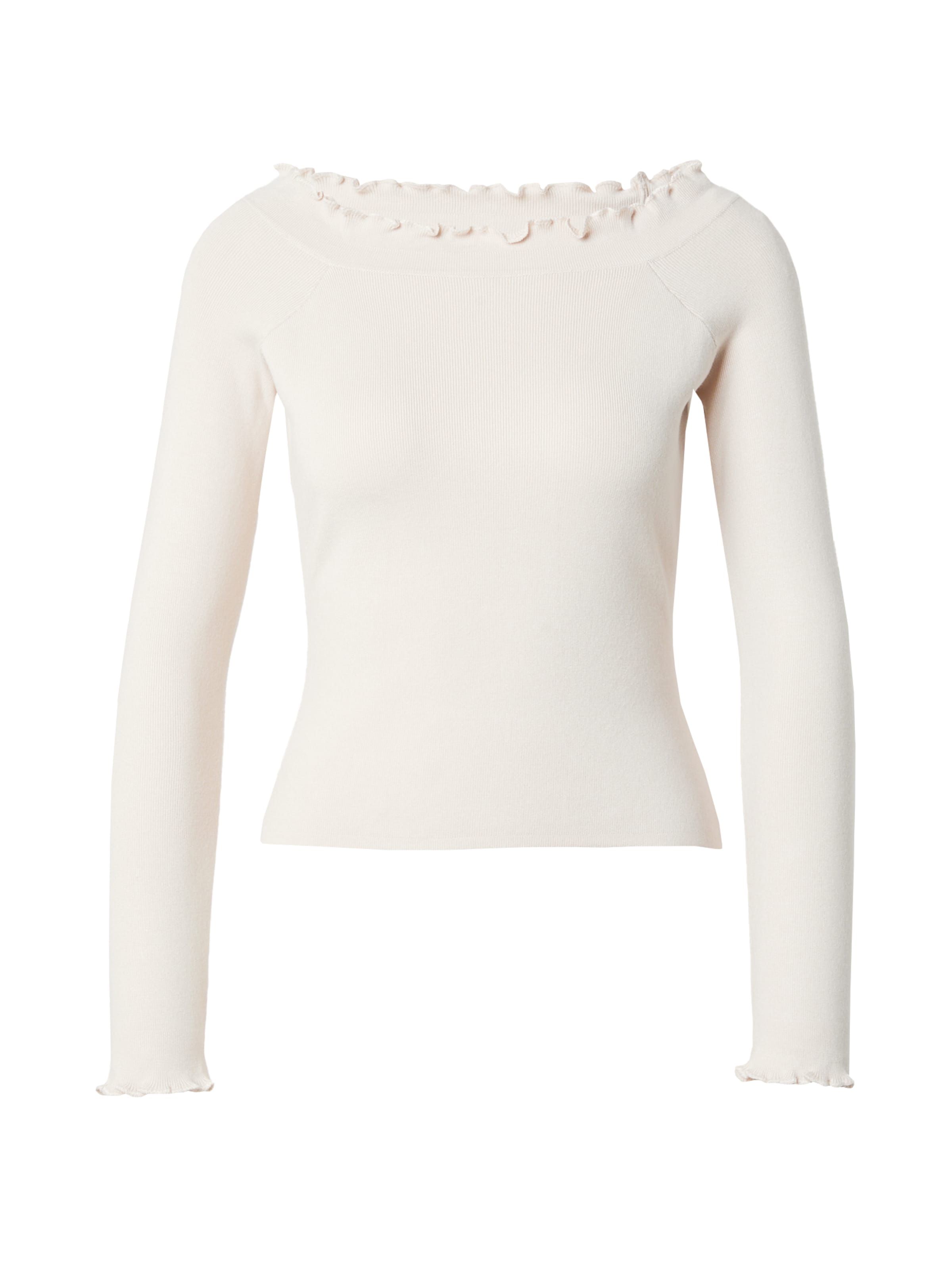 ABOUT YOU Πουλόβερ 'Sally' σε λευκό: μπροστά