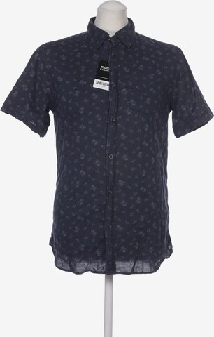 AllSaints Button Up Shirt in XS in Blue: front