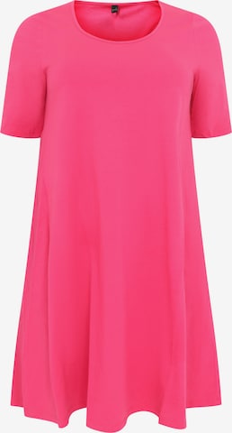 YOEK Dress ' COTTON ' in Pink: front