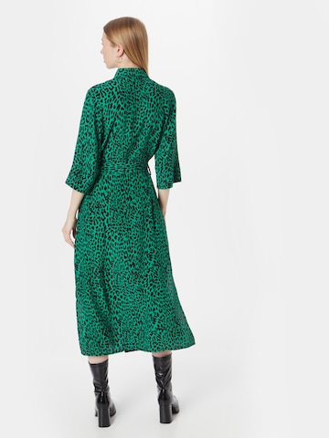 Warehouse - Vestido camisero en verde