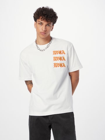 balta RVCA Marškinėliai 'DEL TORO': priekis