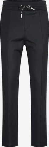 4funkyflavours Slim fit Pleated Pants 'Black Rhythm Happening' in Black: front