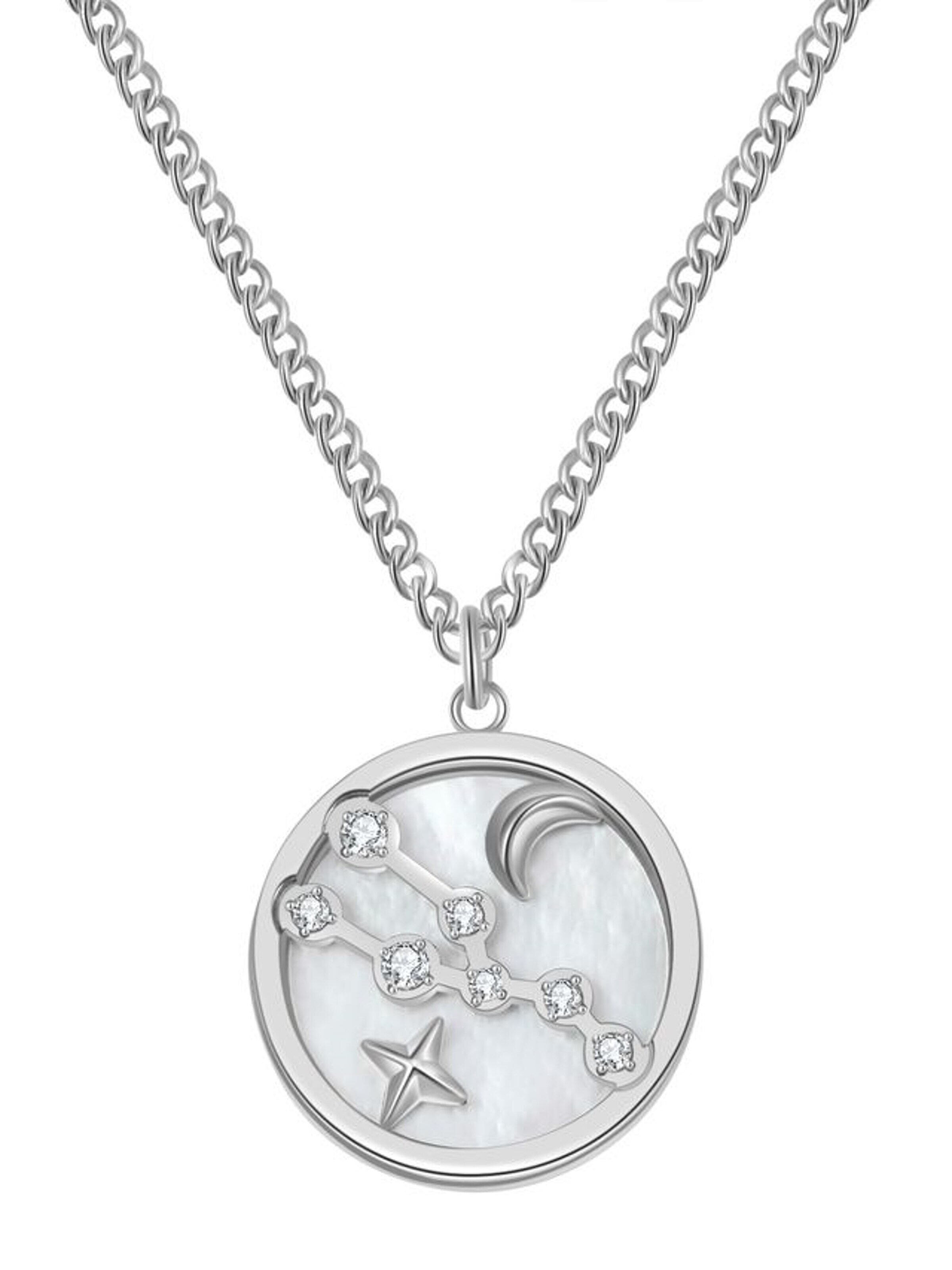 Hey Happiness Necklace 'Tranquil Taurus' in Silver