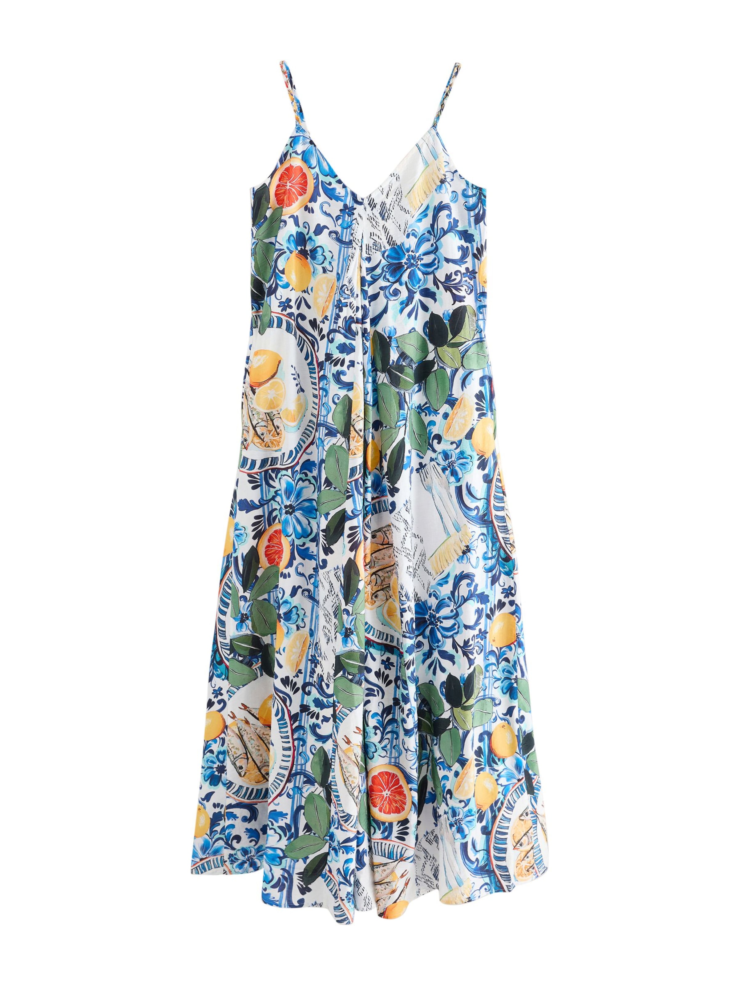 Next Сарафан в Синий: спереди