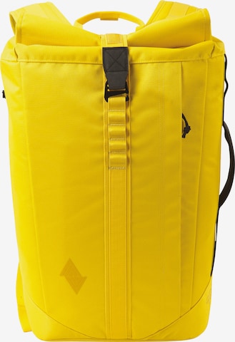 NitroBags Backpack 'Scrambler' in Yellow: front