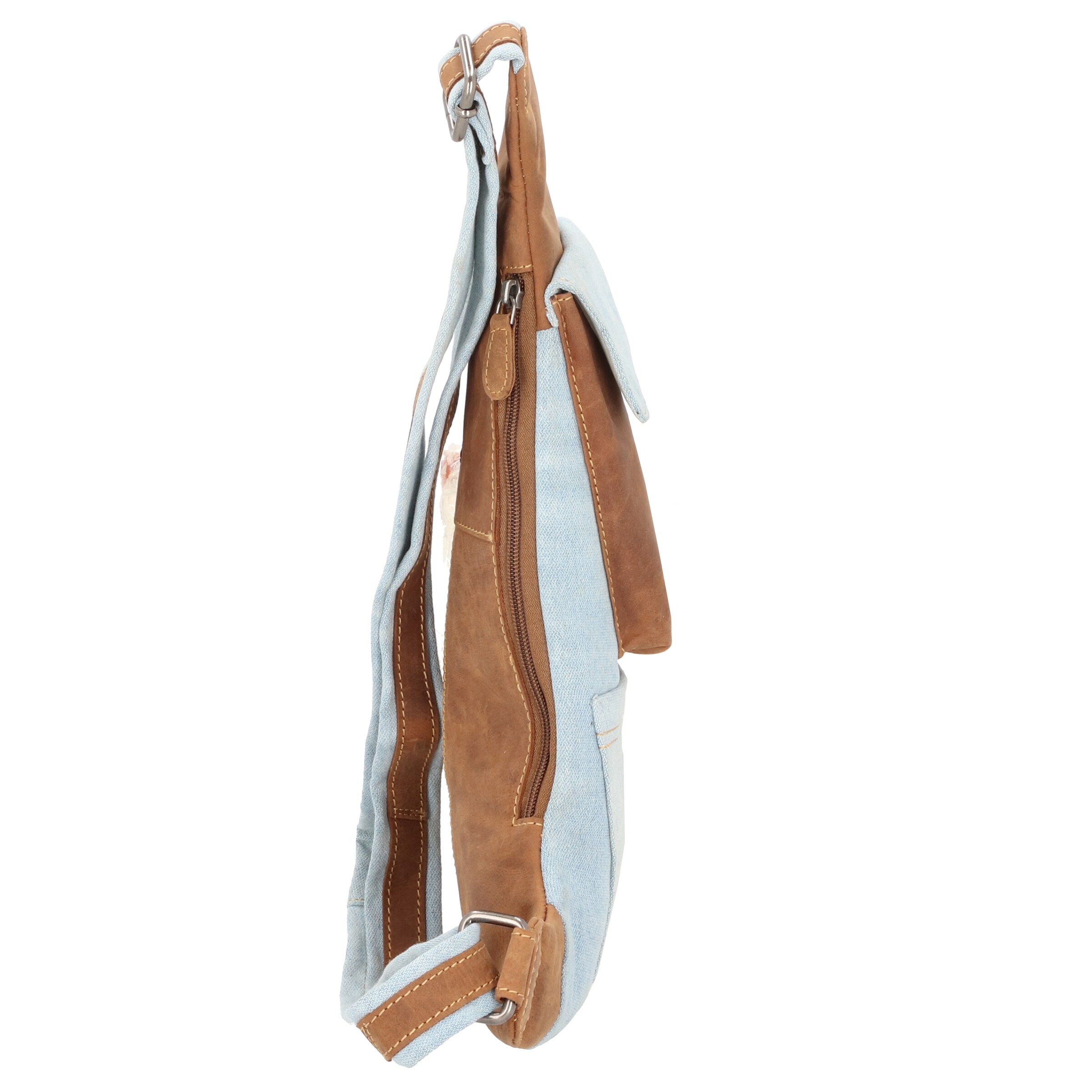 Frauen Taschen & Rucksäcke GREENBURRY Umhängetasche in Hellblau, Braun - NX63605 Frauen Taschen & Rucksäcke GREENBURRY Umhängetasche in Hellblau, Braun - NX63605