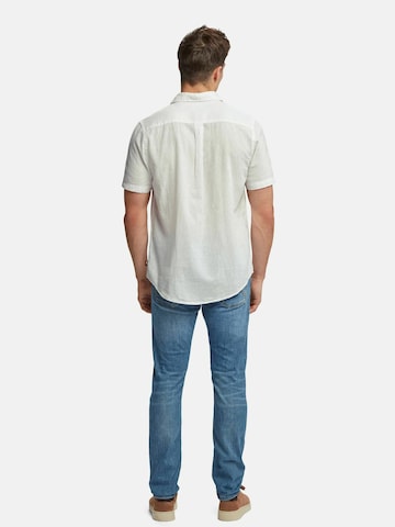 MCS Regular Fit Skjorte 'Fort Worth' i hvid
