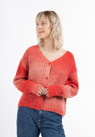 MYMO Knit cardigan 'Biany' in Pink: front