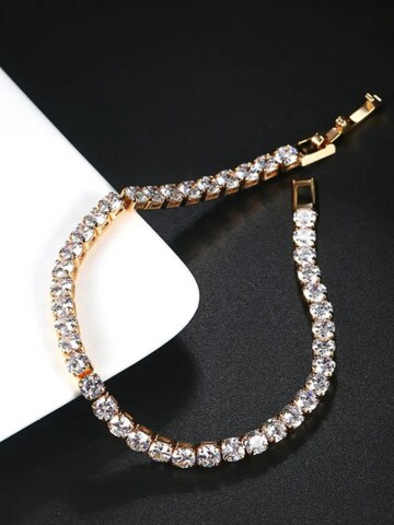 Pure Schmuck Armband 'Iced Out Tennisarmband (Kopie)' in Goud