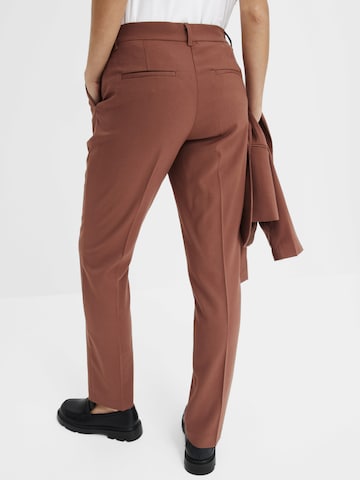 bonprix Slimfit Hose in Braun