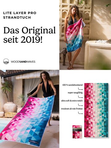 woodsandwaves Beach Towel 'Kaleidoscope' in Mixed colors