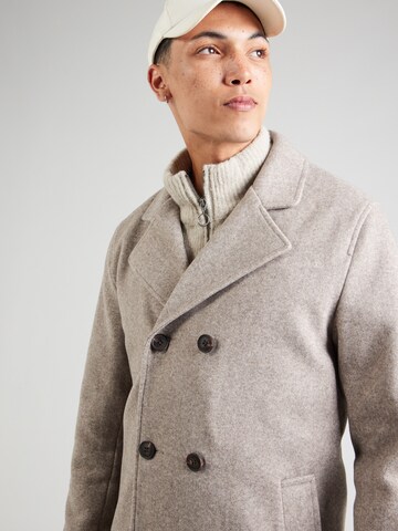 INDICODE JEANS Between-Seasons Coat 'Mito' in Beige