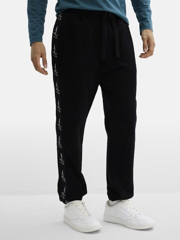 bonprix Loosefit Kalhoty – černá: přední strana