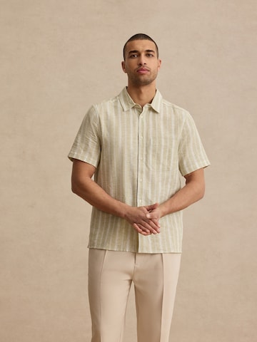 DAN FOX APPAREL Regular fit Overhemd 'Ole' in Beige: voorkant