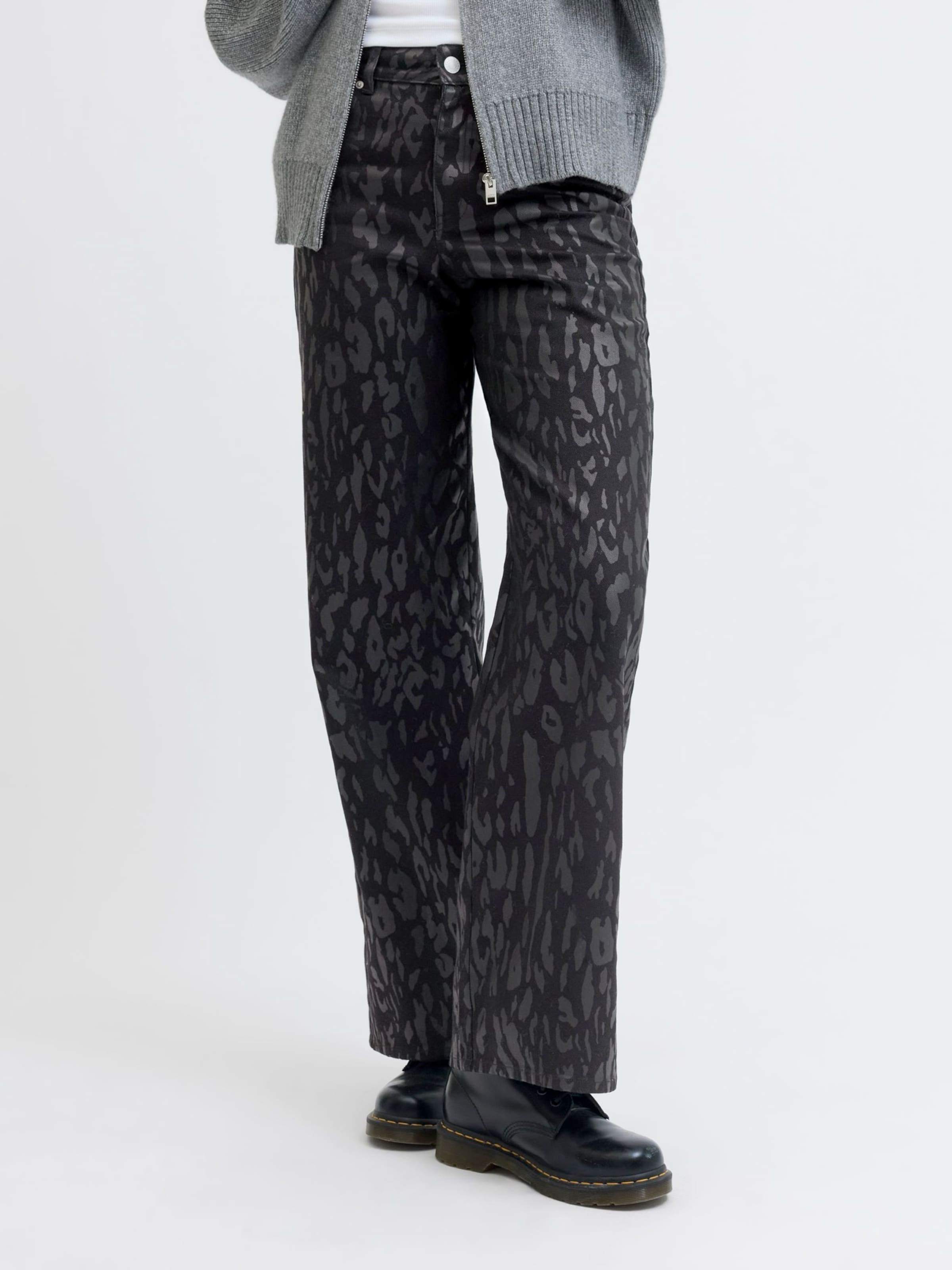 JJXX Wide leg Pants 'JXSarah Tokyo' in Black | ABOUT YOU