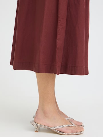 ICHI Skirt 'IHLELAYA' in Red