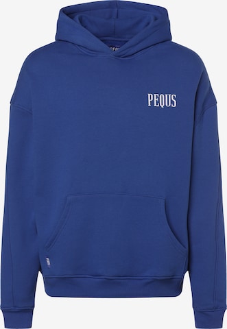 Sweat-shirt Pequs en bleu : devant