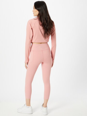 UNDER ARMOUR Skinny Sporthose in Pink