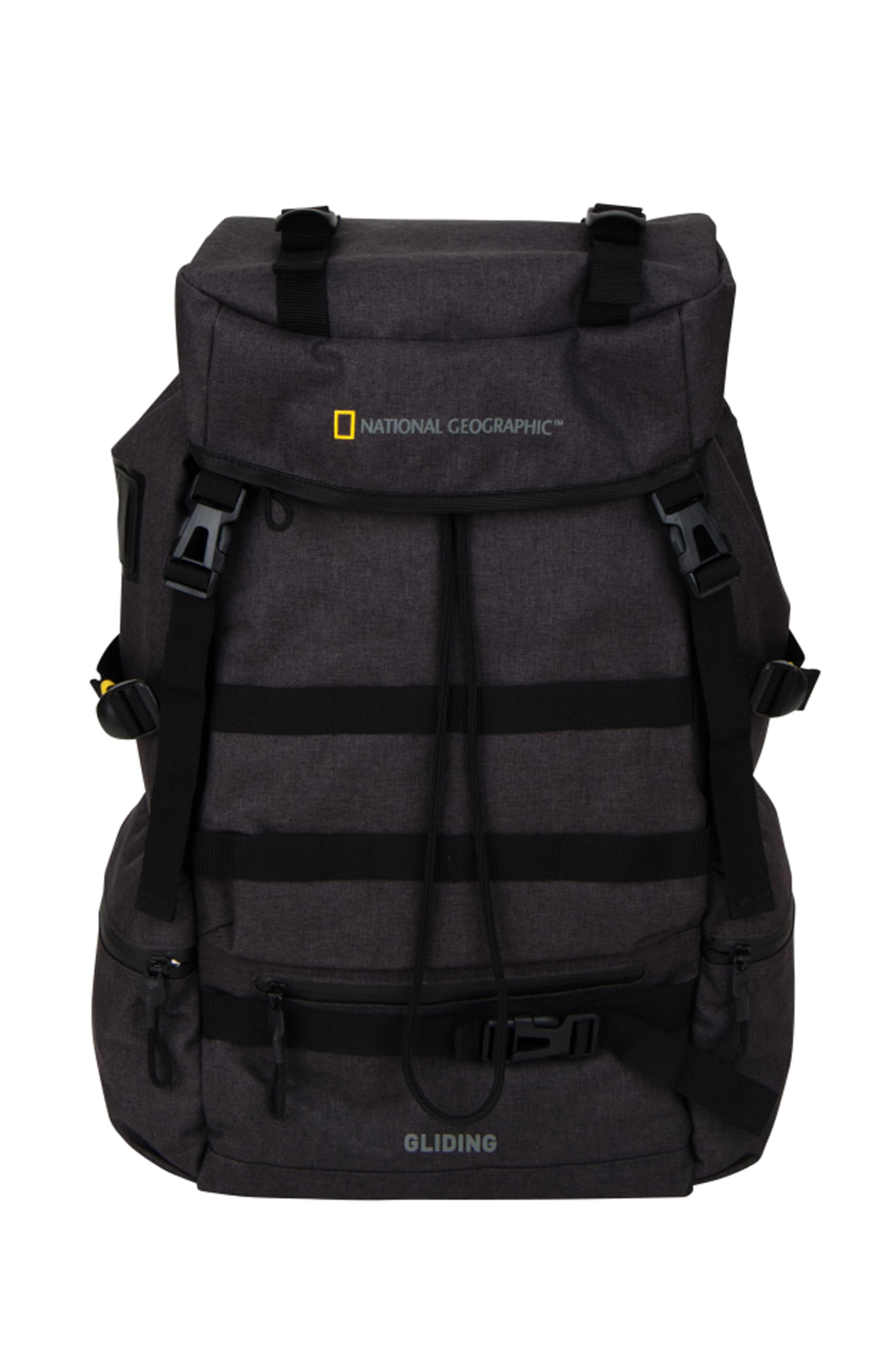 National Geographic Backpack 'Expedition' in Black: front