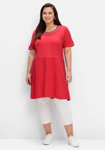 SHEEGO - Vestido em vermelho