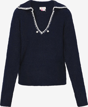 IZIA Oversized neulepaita värissä sininen: etupuoli