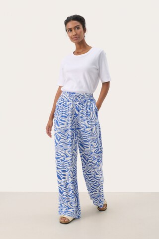 Part Two Wide leg Broek 'Tine' in Lila