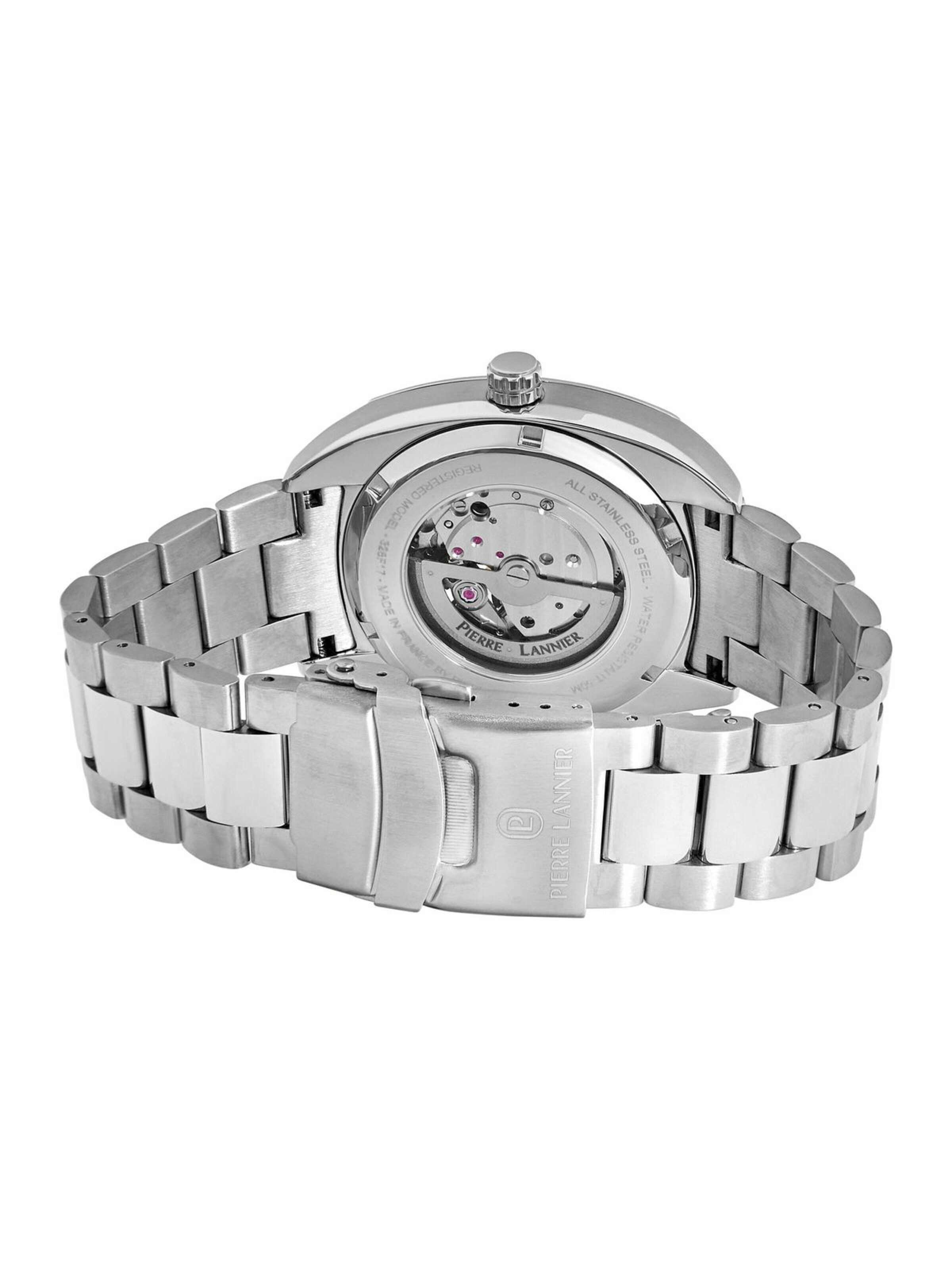 Pierre Lannier Analoog horloge 'Automatic watch Arcadius' in Groen