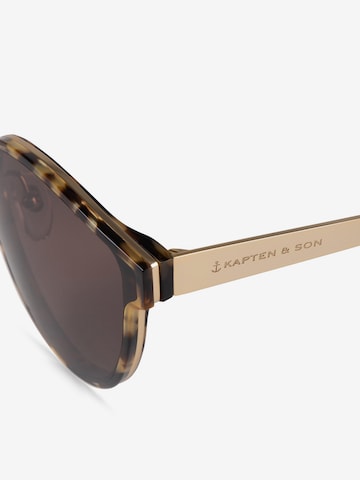 Kapten & Son Sunglasses 'Seoul Amber Tortoise Brown' in Brown