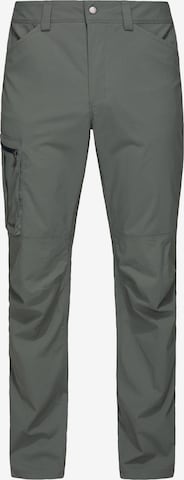 Haglöfs Regular Outdoor Pants 'Mid Forest' in Grey: front