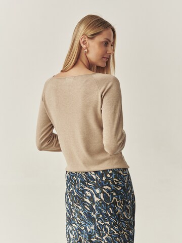Pullover 'BROOKE' di TATUUM in beige