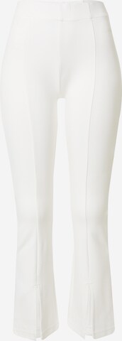 BOGNER Rozkloszowany krój Spodnie 'BECI' w kolorze biały: przód