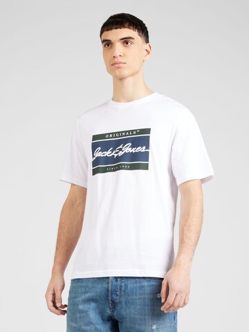 JACK & JONES Футболка 'WAYNE' в Синий: спереди