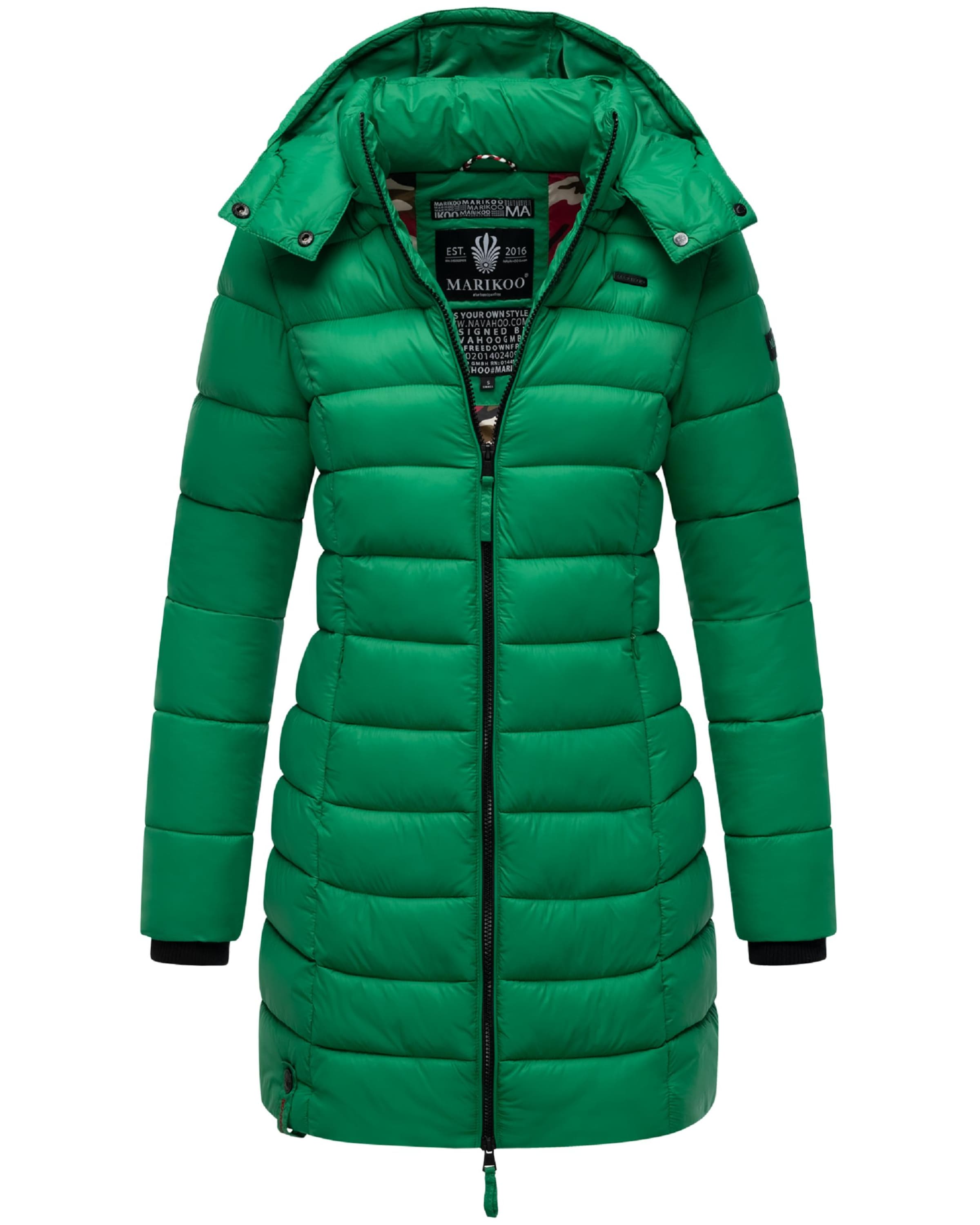 žalia MARIKOO Žieminis paltas 'Abendsternchen'