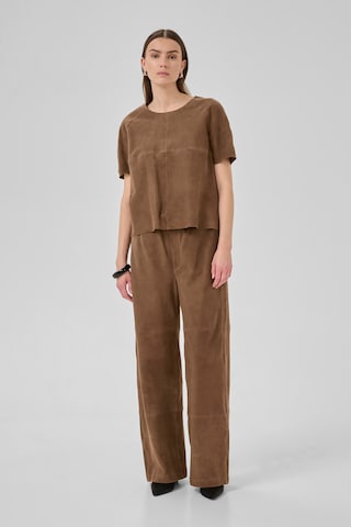 My Essential Wardrobe regular Bukser 'Petra' i brun