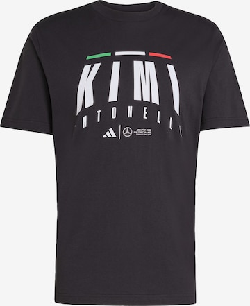 ADIDAS PERFORMANCE Performance Shirt 'Mercedes - AMG Petronas Formula One Team Kimi Antonelli' in Black: front