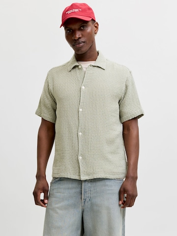 JACK & JONES Comfort Fit Hemd in Grün: Vorderseite