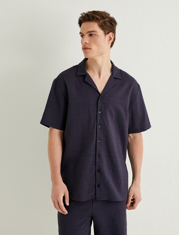 Koton Regular Fit Hemd in Blau: Vorderseite
